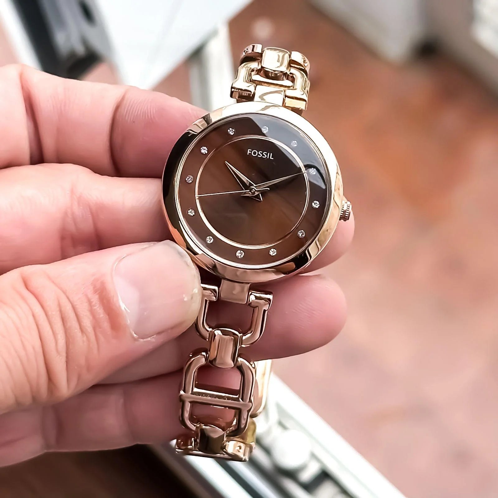 Fo_ss_il Watch Brown
