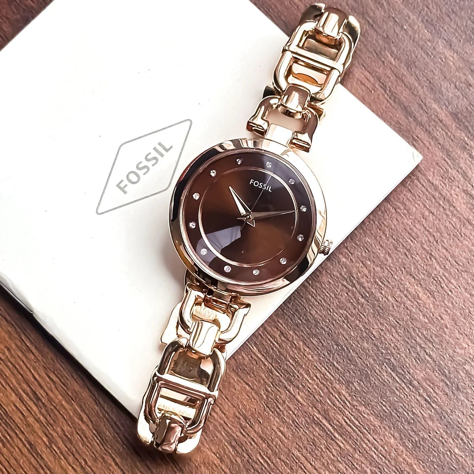 Fo_ss_il Watch Brown