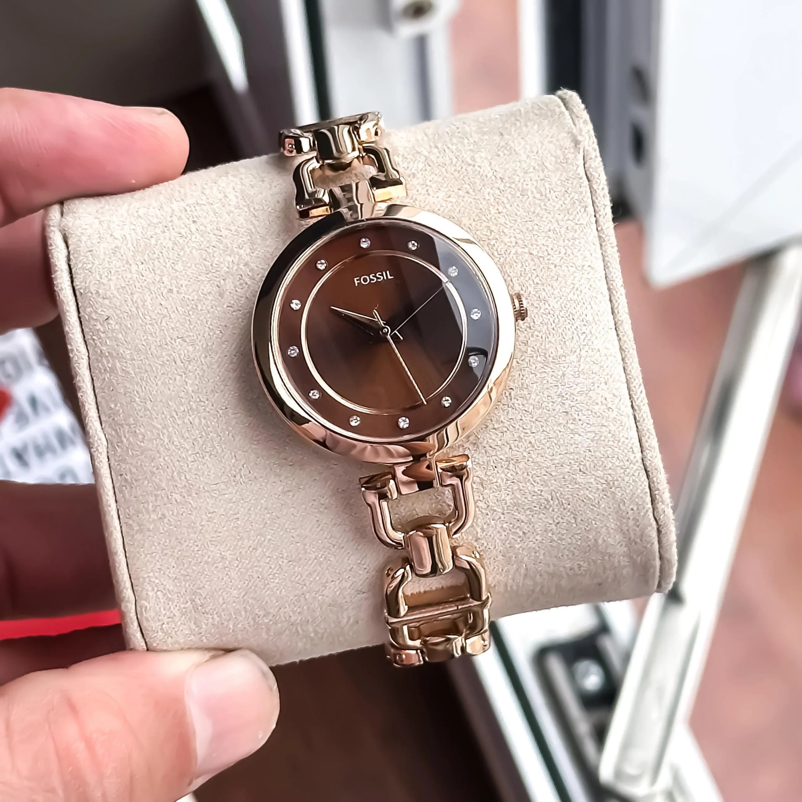 Fo_ss_il Watch Brown